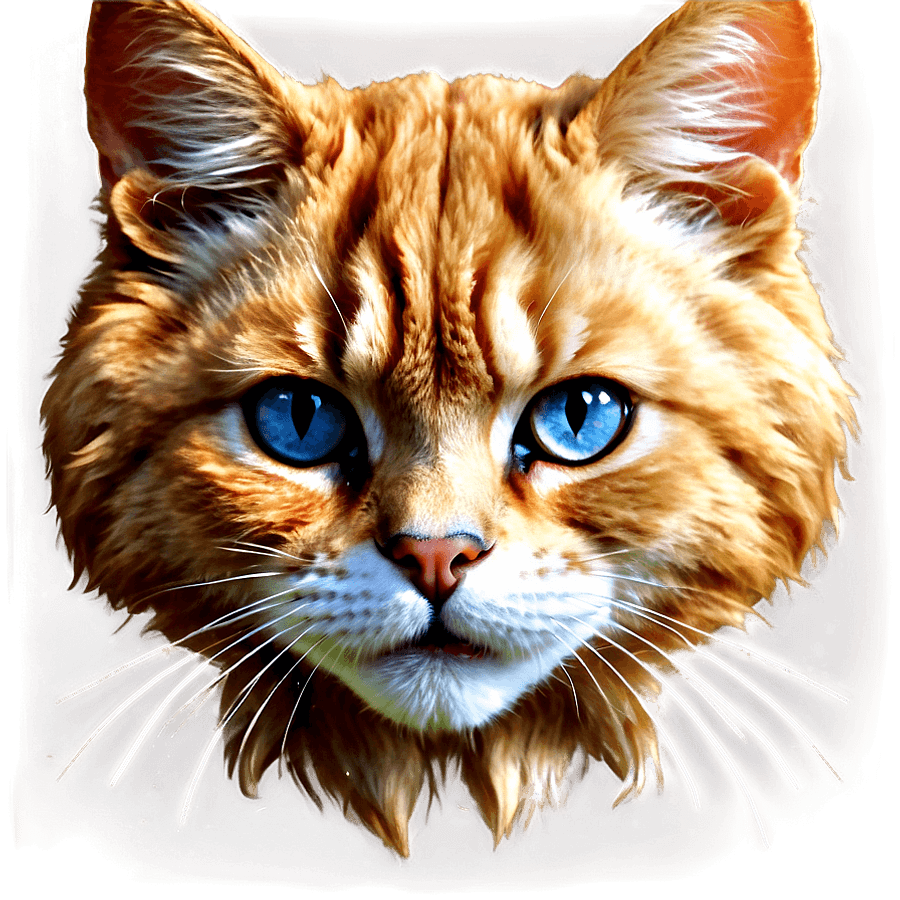 Realistic Cat Ear Illustration PNG 7