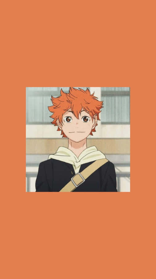 Personaggio Anime di Haikyuu Sorridente