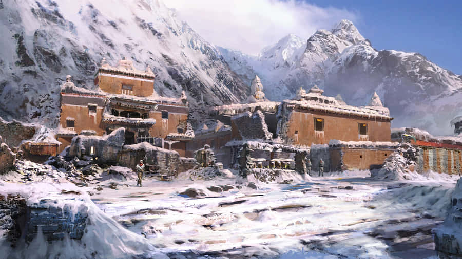 1920x1080Hintergrundbild Far Cry 4 Braune Gebäude