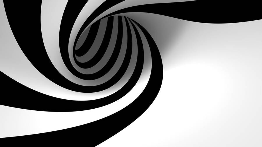 Download Dynamic Black White Helix Wallpaper