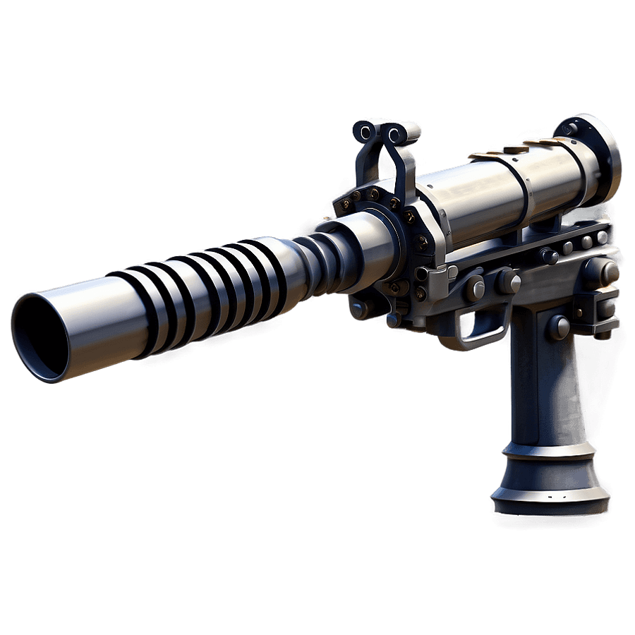 Heavy Minigun Weapon PNG viu