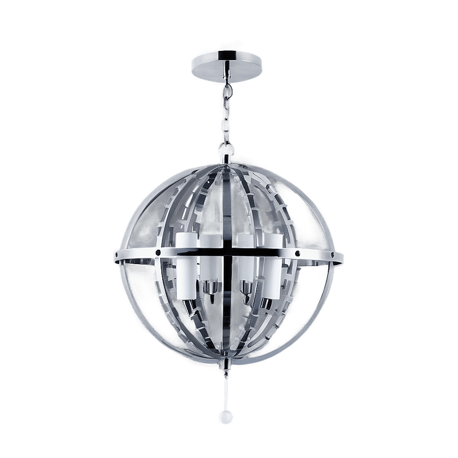 Modern Globe Chandelier PNG cwq60