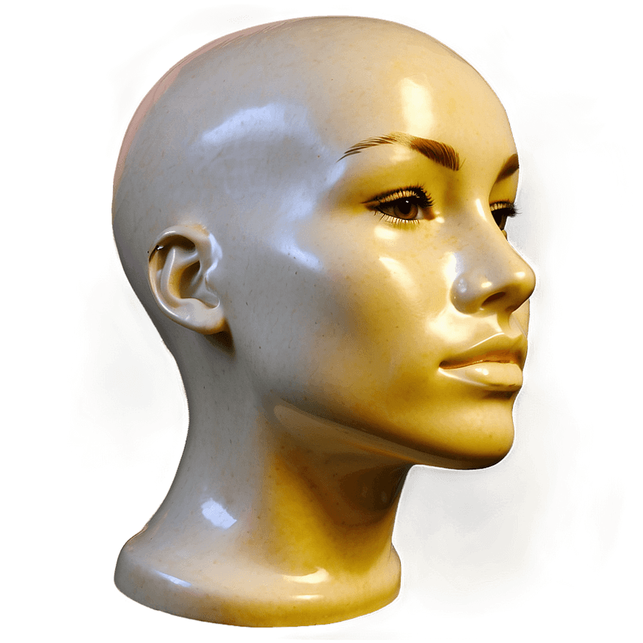 Mannequin Head for Visual Merchandising PNG ibd14