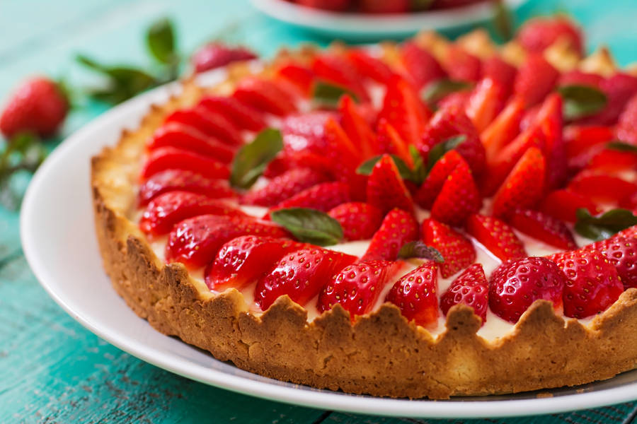 Torta di fragole estetica