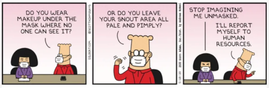 DilbertMasken Comic