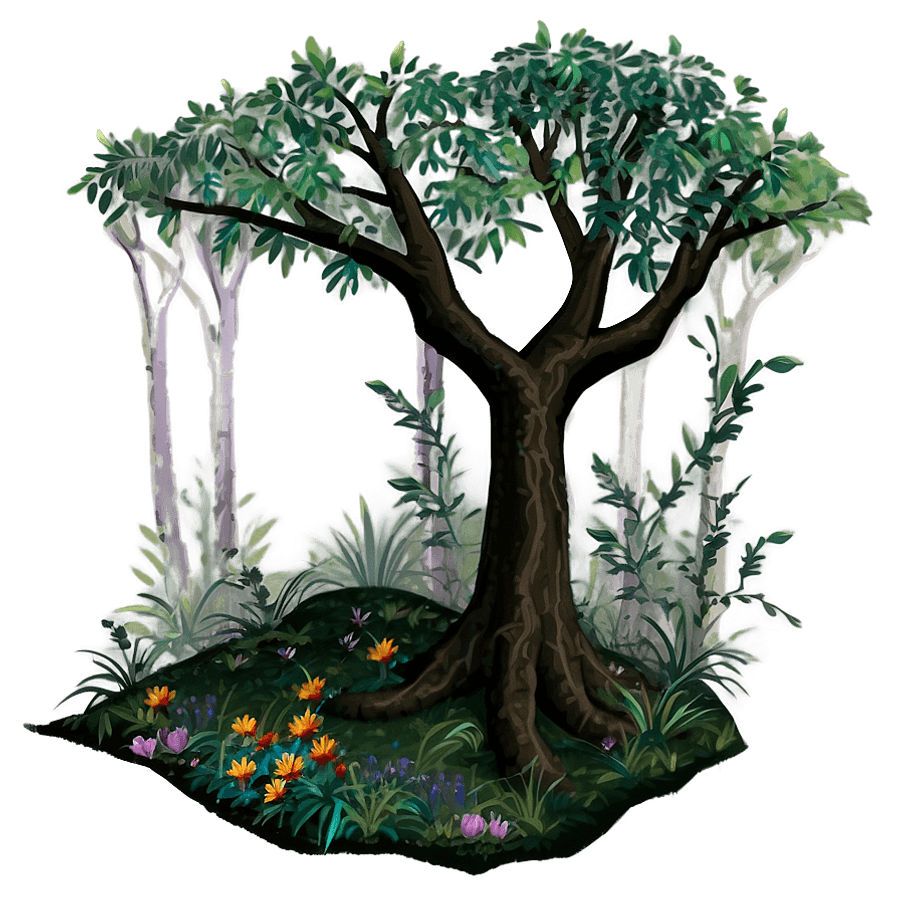 Dark Forest Spring PNG 68