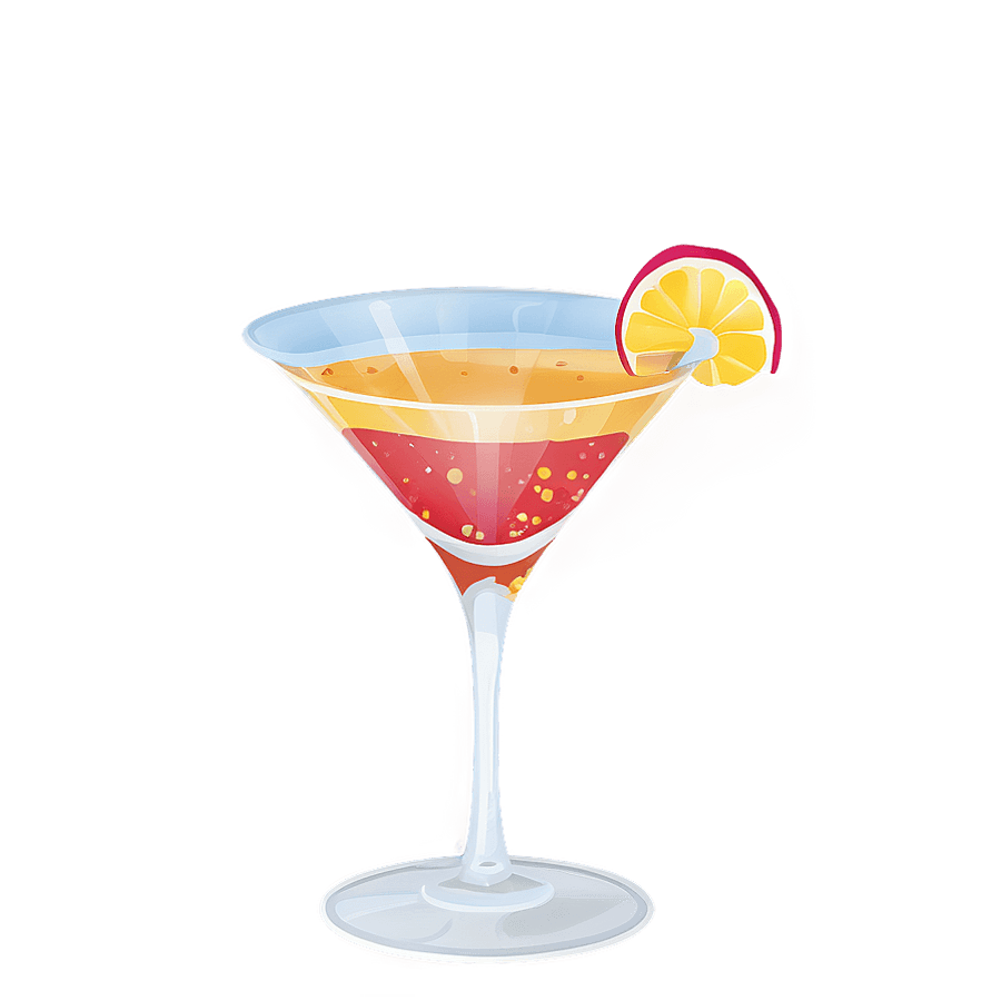 Minimalist Cocktail Glass PNG 71