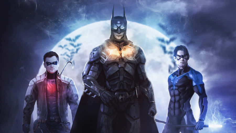 BatFamilie 3840 x 2160 Hintergrundbild