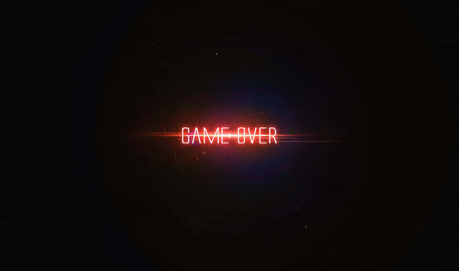 Mørk"Game Over" 3675 x 2175 baggrund