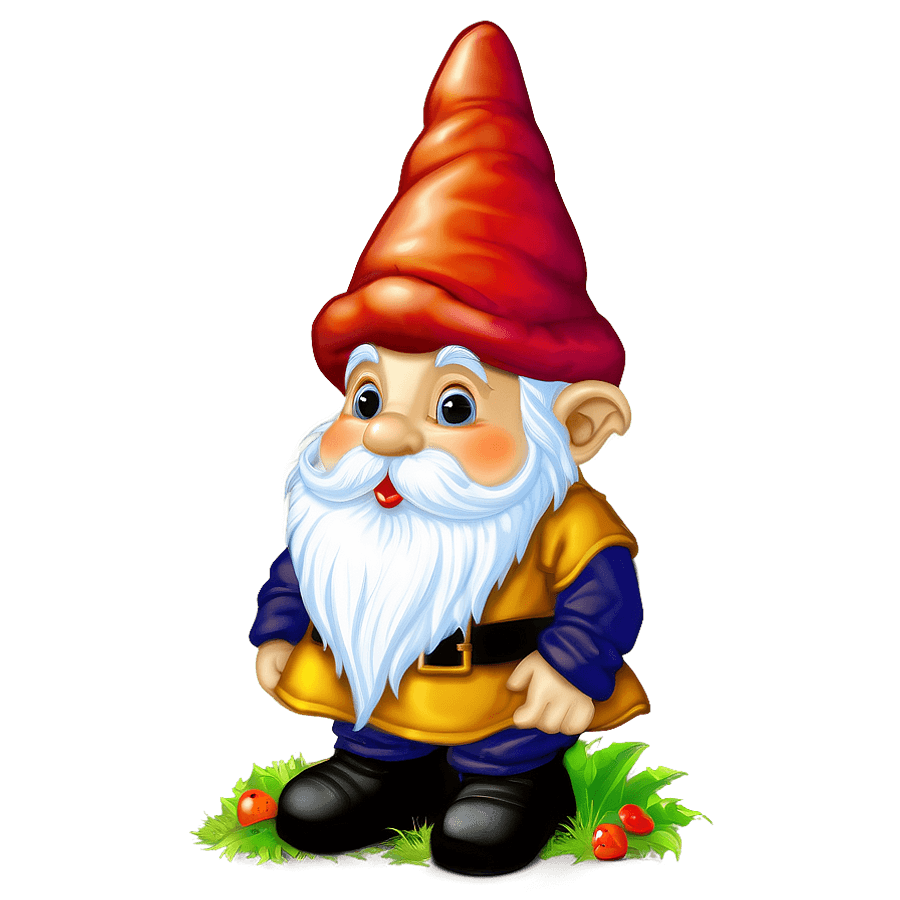 Gnome with Acorn Hat PNG 05252024