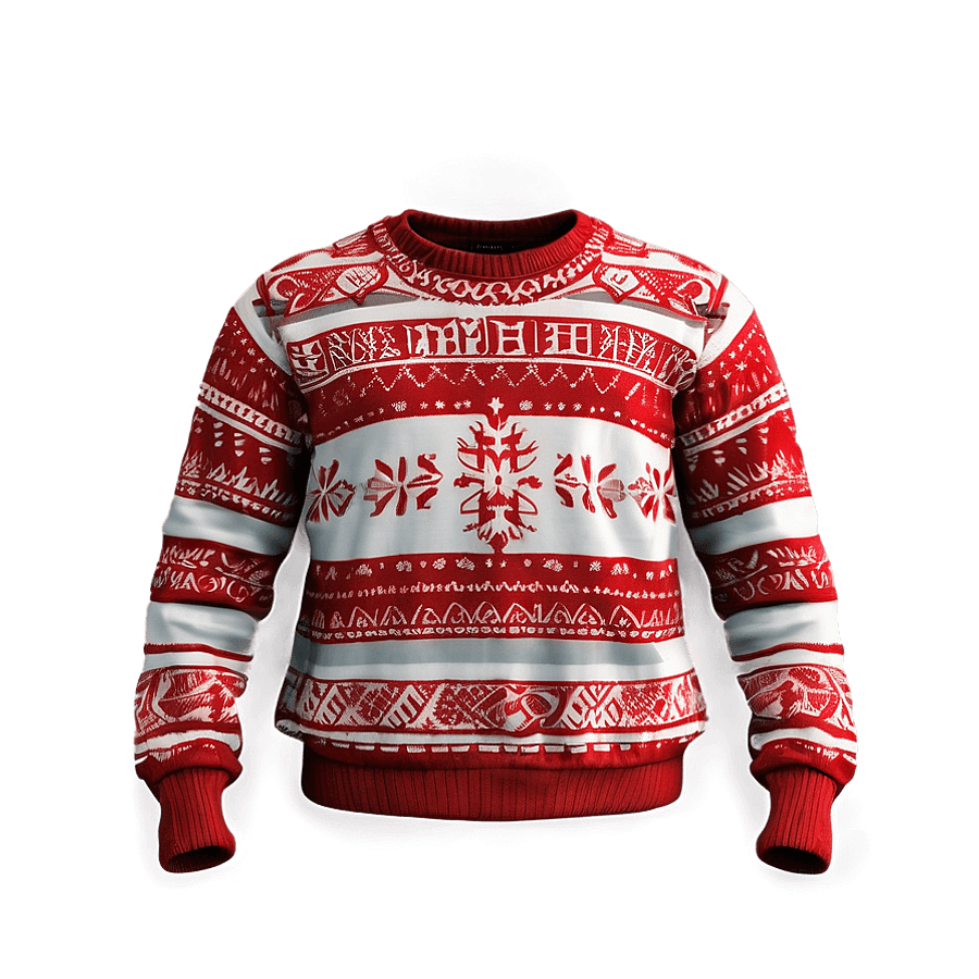 Winter Sweater Print PNG wqh