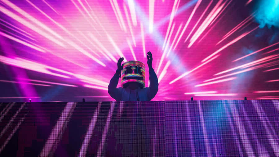 Exibição Hipnotizante de Iluminação de DJ em uma Casa Noturna