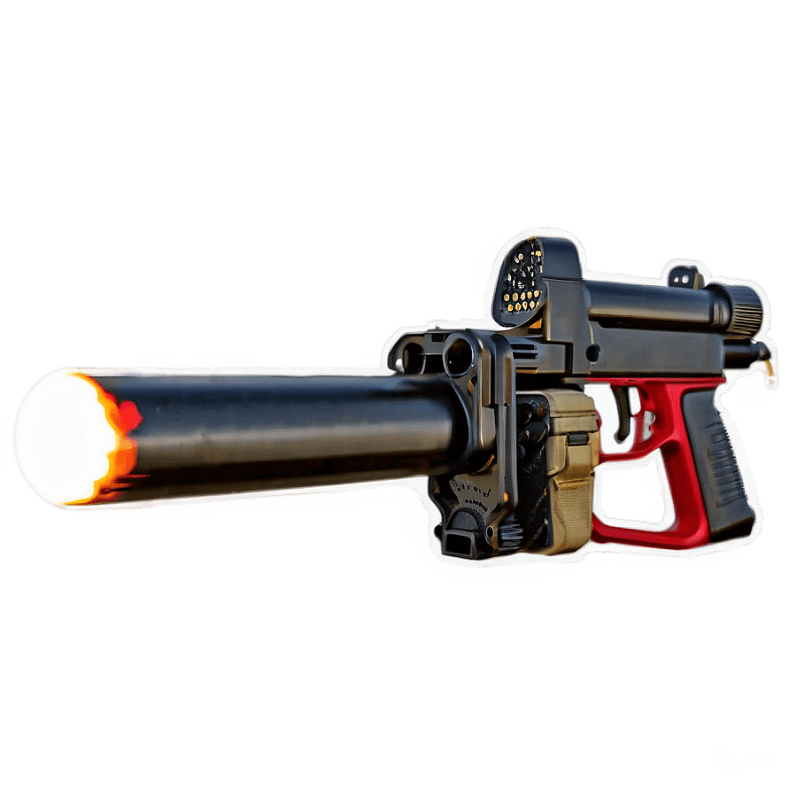 Supercharged Nitro Flamethrower PNG mve