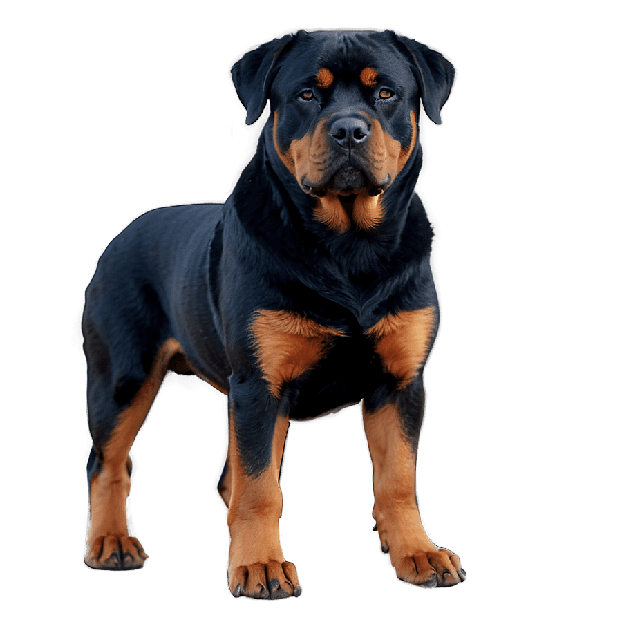 Elegant Rottweiler PNG yii53