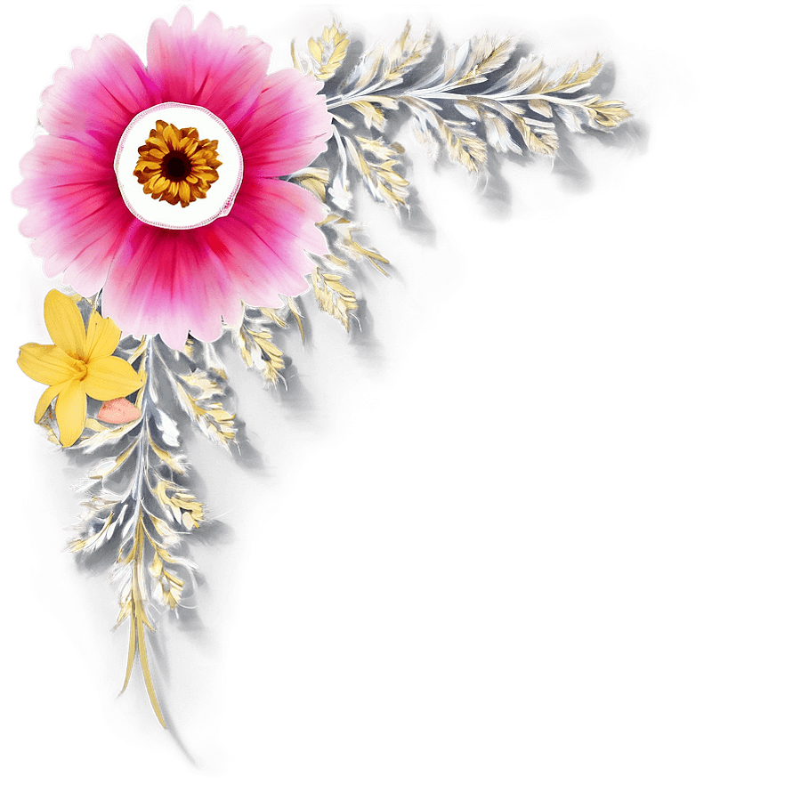 Floral Instagram Template PNG ahc52