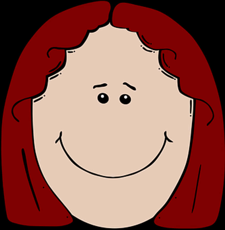 Red Haired Cartoon Face