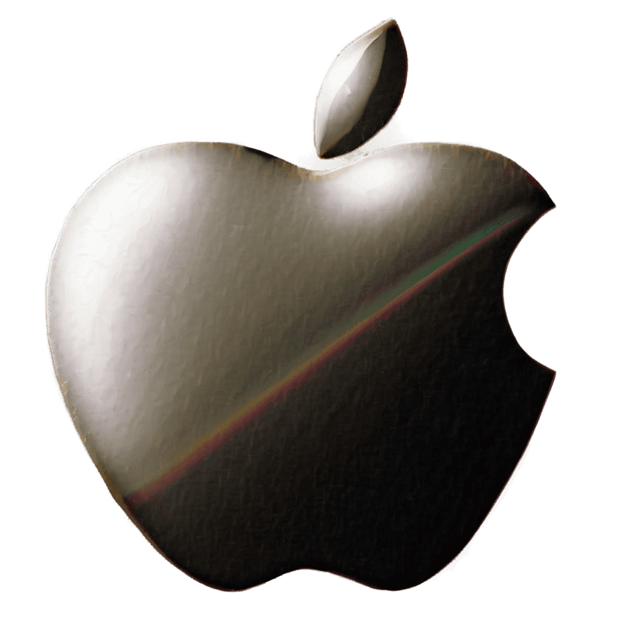 Apple Icon Silhouette PNG 05252024