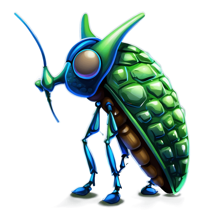 Cartoon Weevil Character PNG 06292024