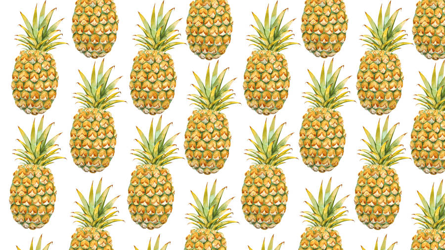 Pineapple Pattern Summer Background