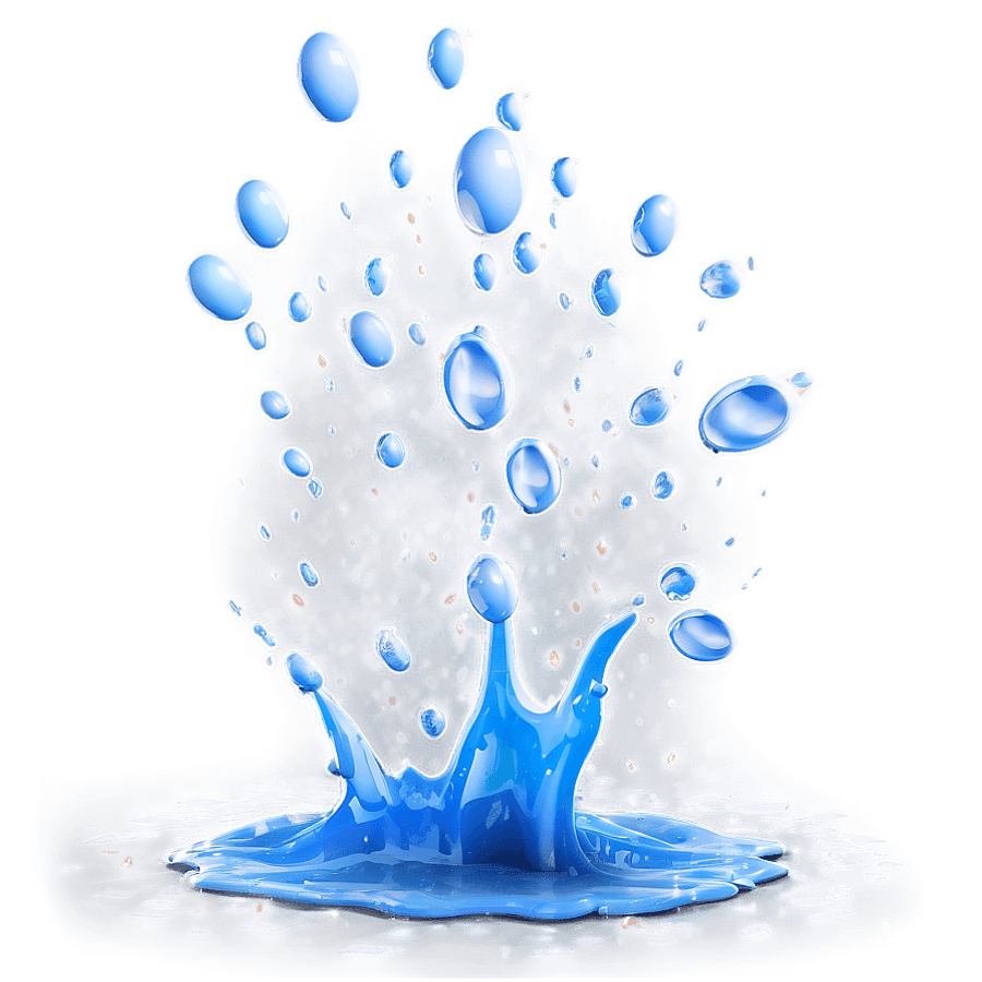 Puddle Splash Effect PNG 45