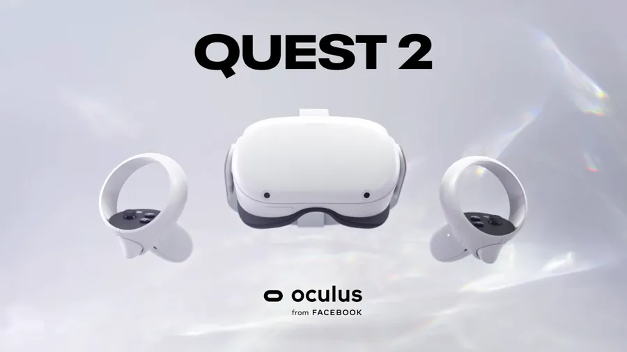White Oculus Quest 2 Poster wallpaper 