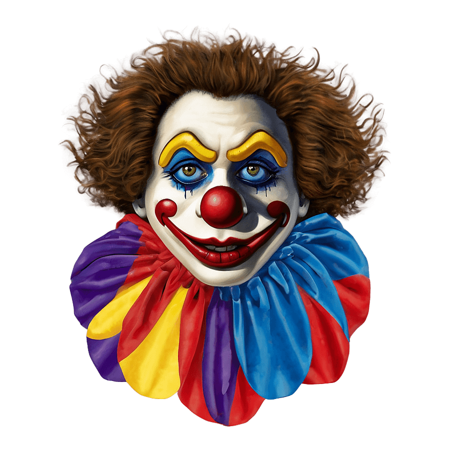 Classic Clown Hair PNG 05262024