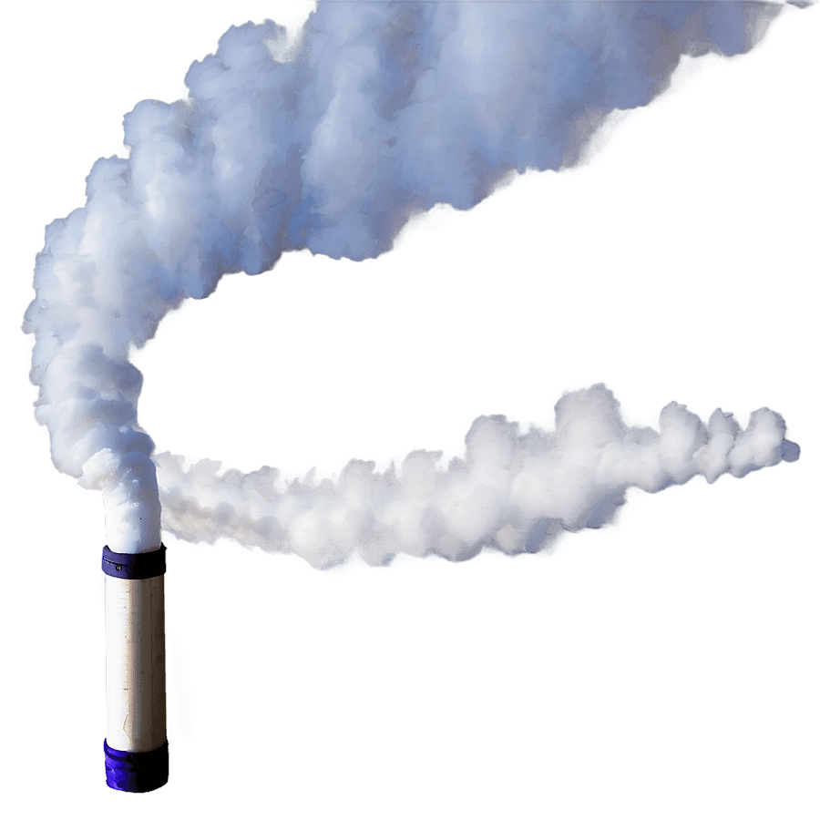 White Smoke Trail PNG 18