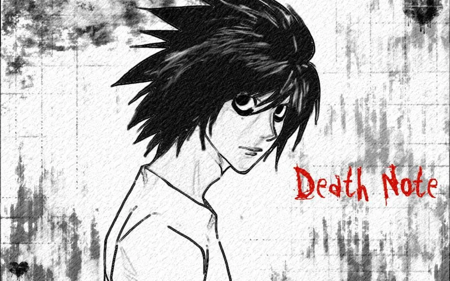Death Note Drawing Of L
