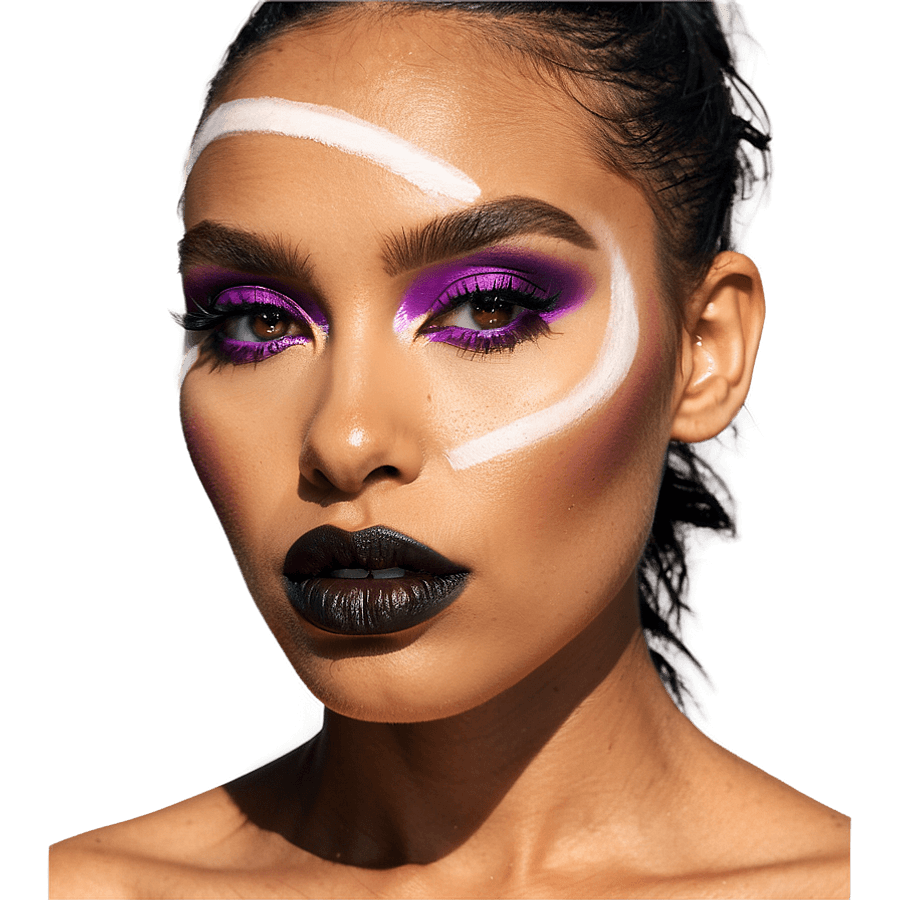 Baddie Makeup Look PNG axx