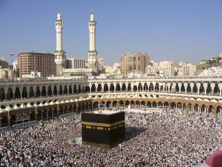 Stunning Aerial View Of The Kabba
