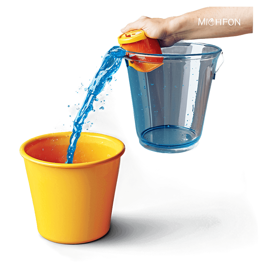 Water Bucket Splash PNG gjf