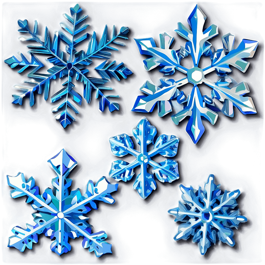 Snowflakes Holiday Theme PNG lxa