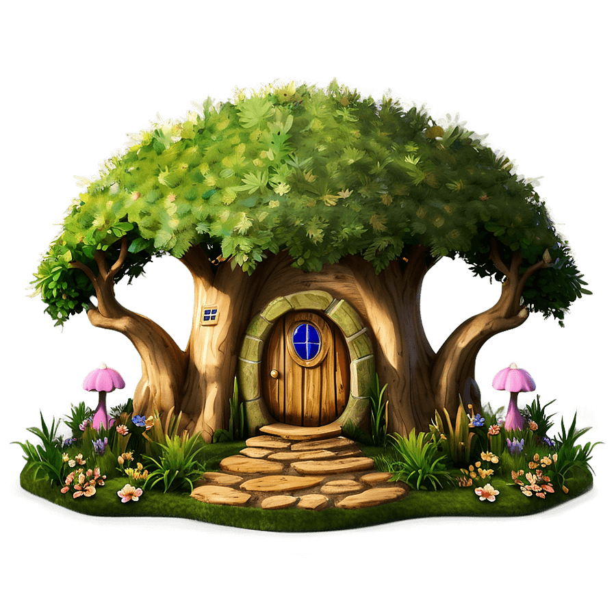 Woodland Fantasy Home PNG sht