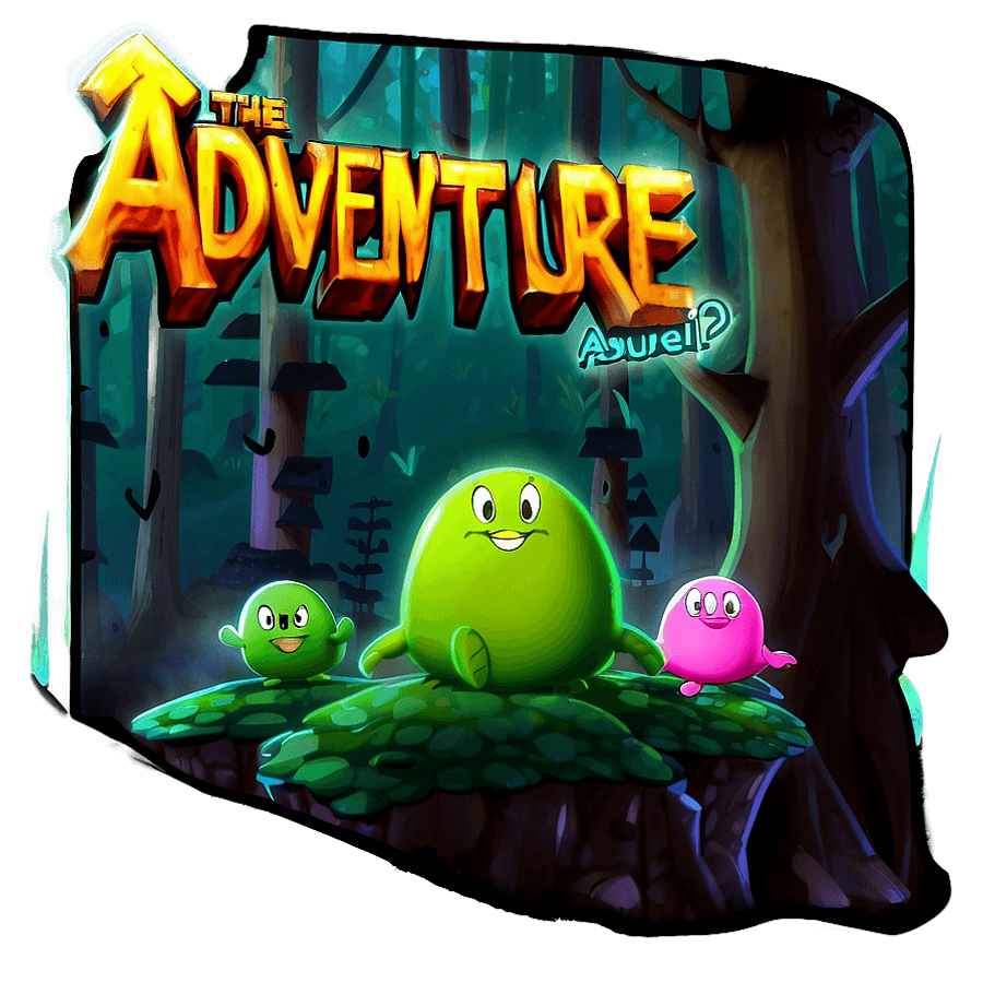 Blob Adventure Scene PNG pwn94