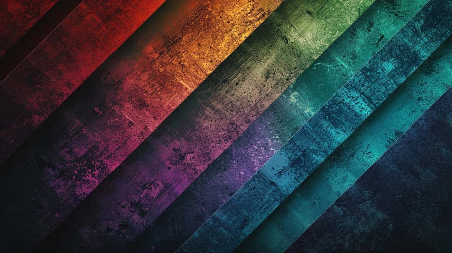 Cooler Texturierter Regenbogen Hintergrund