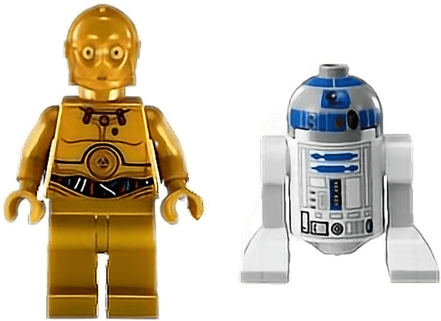 #starwars #friends #toys #robots #c3po #r2d2 - Lego Minifiguren Star Wars 9494, HD Png Download