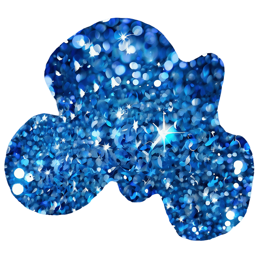 Mystical Blue Glitter PNG jrd26