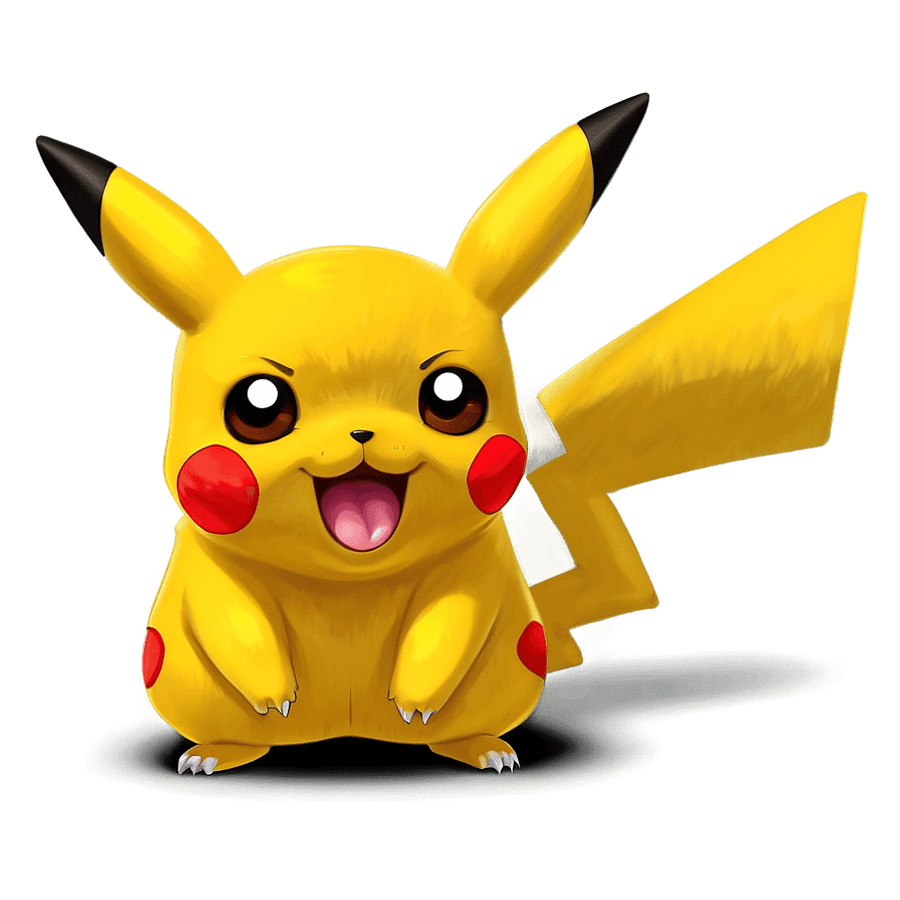Cute Pikachu Cartoon PNG atn