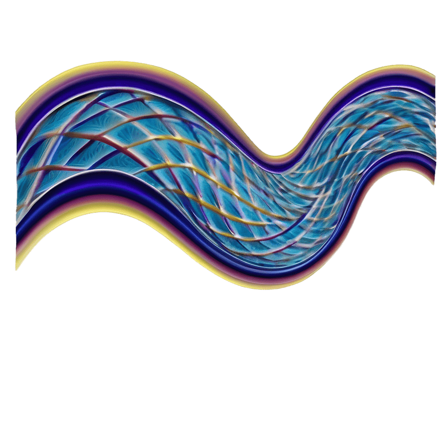 Whimsical Wavy Lines Spiral PNG 77