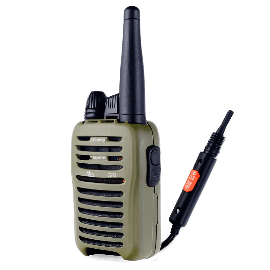 Military Grade Walkie Talkie PNG qkt