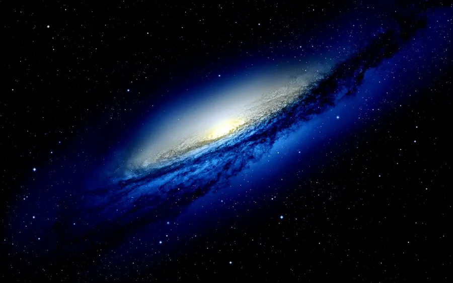 Blue Space Background