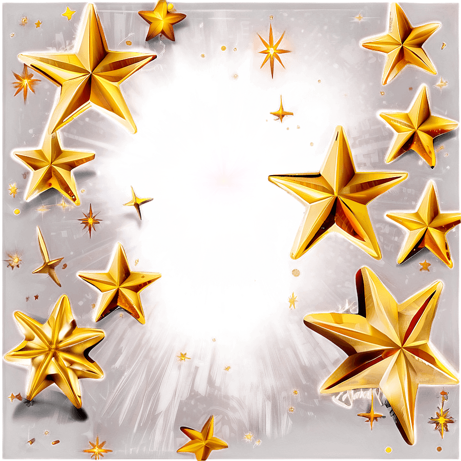 Estrellas Doradas PNG pyn97