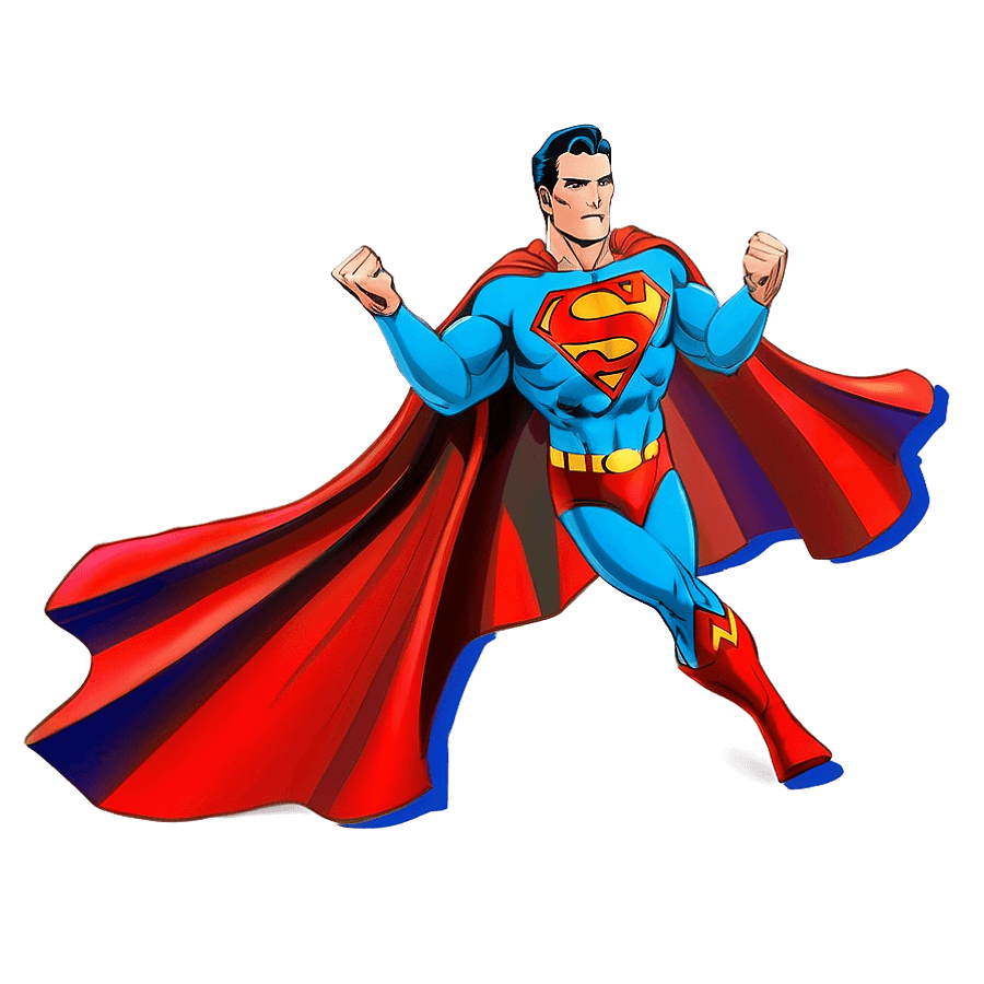 Graphic Superman Cape PNG 05252024