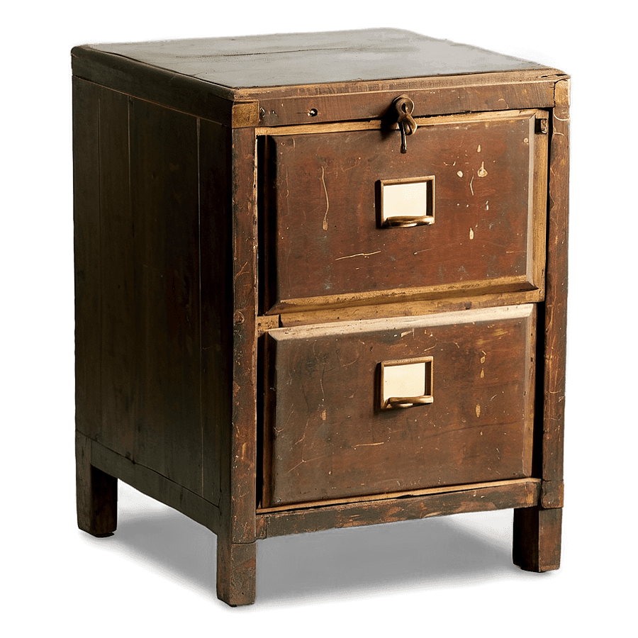Antique Filing Cabinet PNG 53
