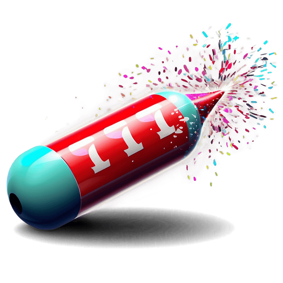 Party Popper Festive Cheer PNG pdo25