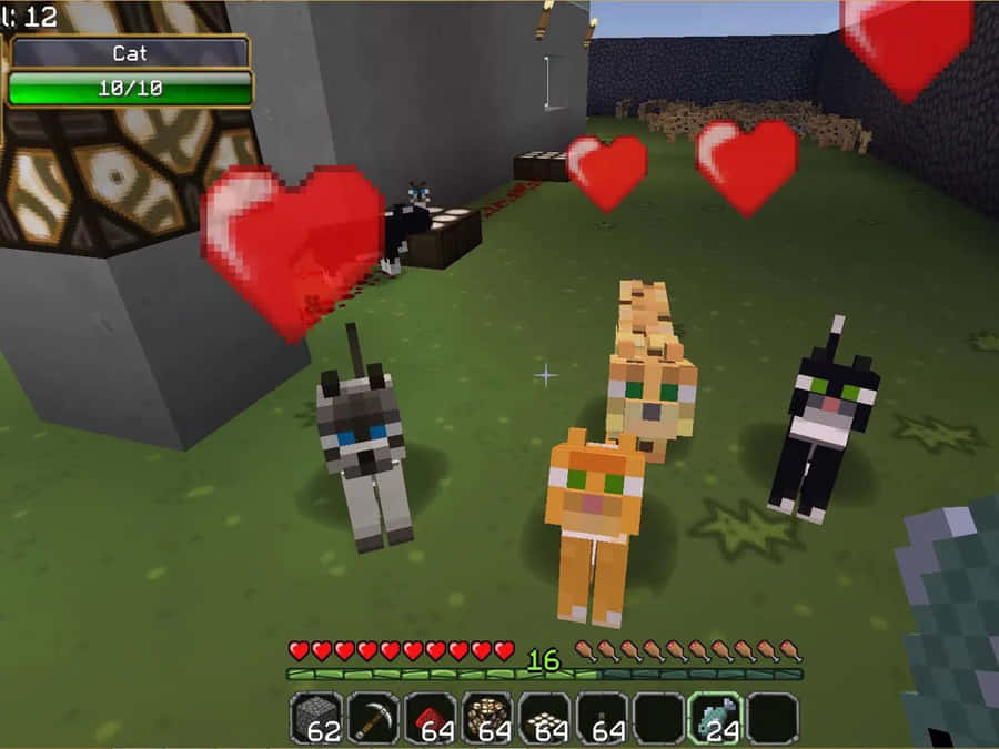 MinecraftOcelot 1600 x 1200 baggrundsbillede