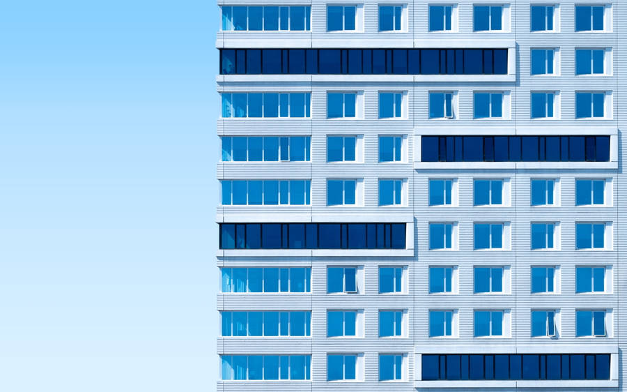 "Estilosimples e azul de construções estéticas"