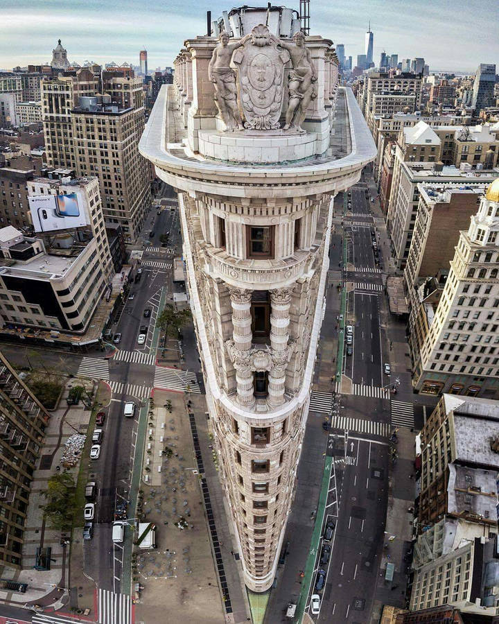 EdifícioFlatiron Vista Aérea.
