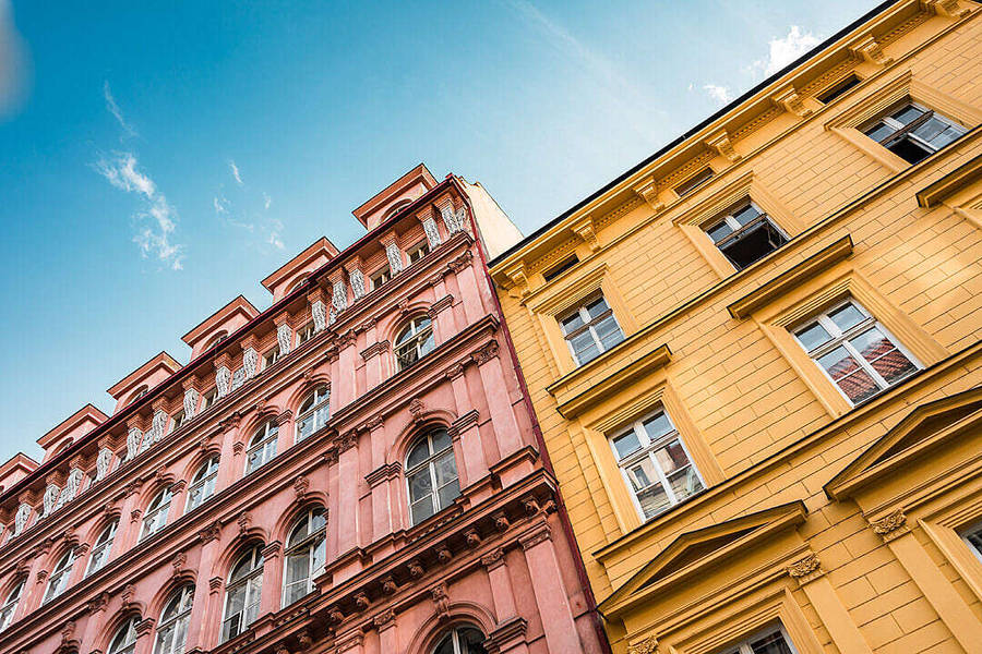 Download Random Buildings in Prague, Czechia FREE Stock Photo
