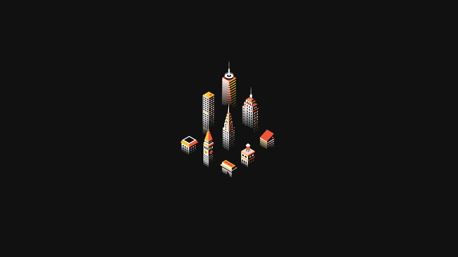 Simples,limpos e edifícios.